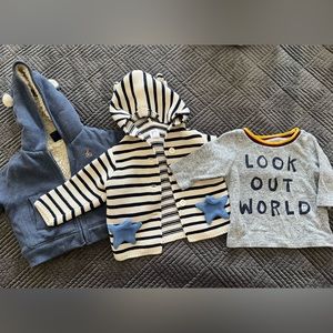 Infant sweaters 0-3 and 3-6 months
